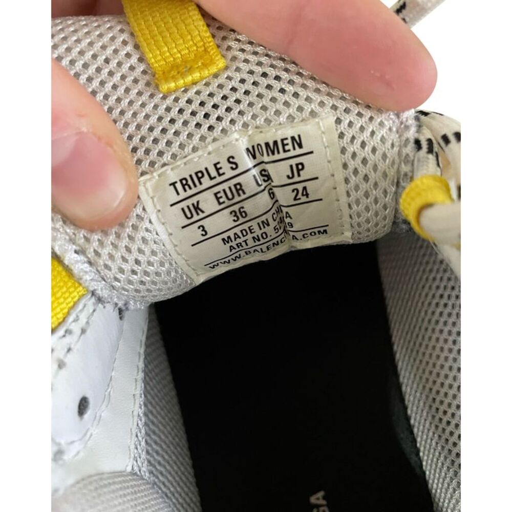Balenciaga Triple S Sneakers in Grey Polyurethane - Picture 7 of 10